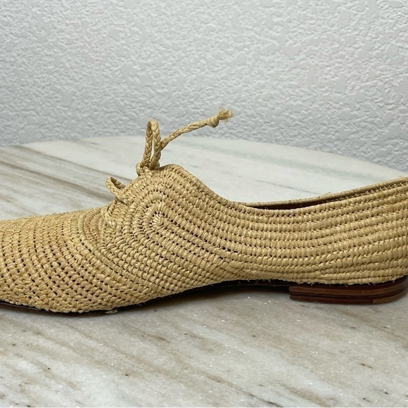 Carrie Forbes loafers raffia 8.5 or EU 40 - Picture 8 of 10